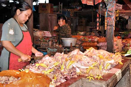 bertais market Lombok