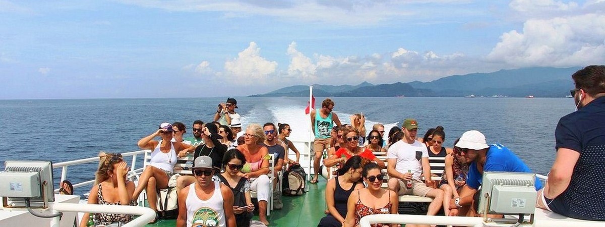 Boat cepat Eka Jaya dari Padangbai ke Senggigi, Bangsal dan Gili