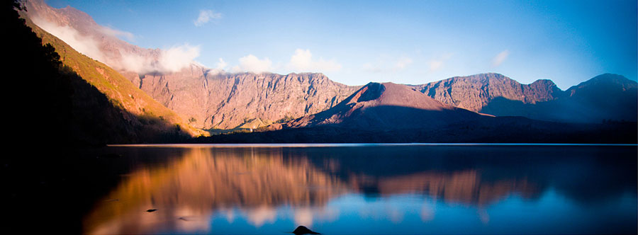 Danau Segara Anak 2000 meter Gunung Rinjani