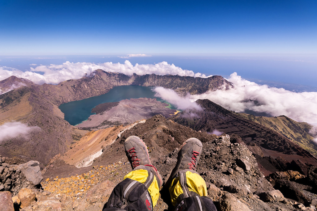 Puncak Gunung Rinjani 3726 meter
