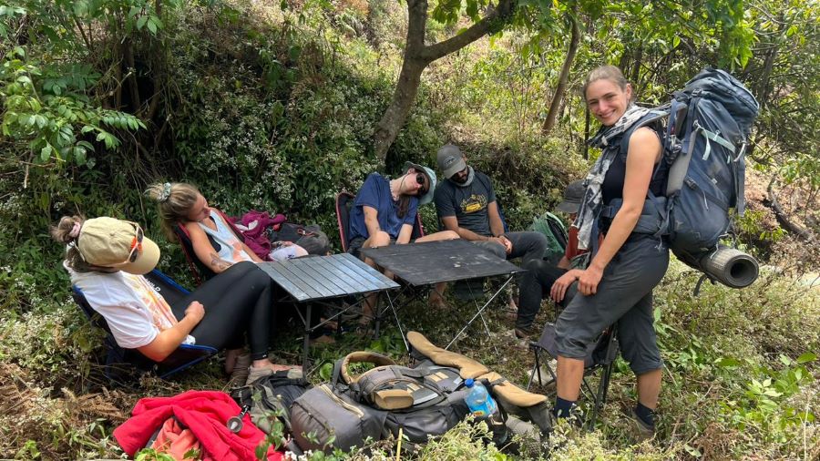 Sarapan, makan siang dan makan malam selama pendakian Gunung Rinjani