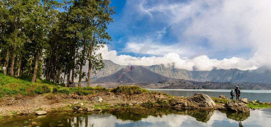 Lake Segara Anak 2.000 meters Mount Rinjani Lombok Island Indonesia